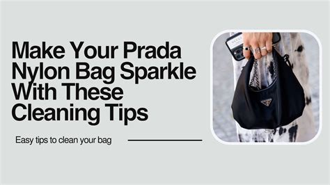 How To Clean Prada Nylon Bag